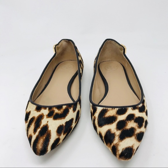 Tory Burch Elizabeth Point Toe Ballet Flats Shoes - Picture 2 of 8